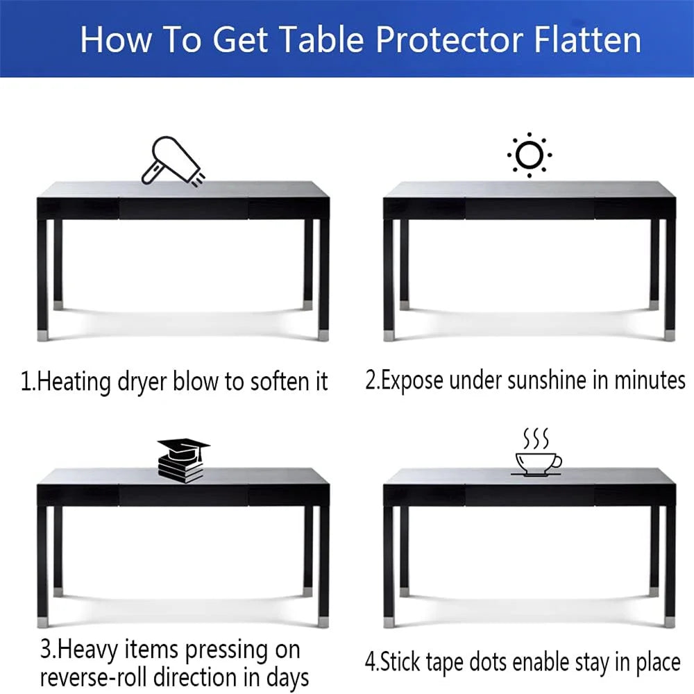 Durable Table Cover Waterproof Oil-Proof & Scratch Resistant