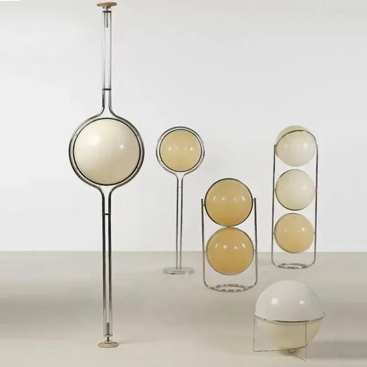 Decorative Floor Lamp Chrome Ball For Livingroom