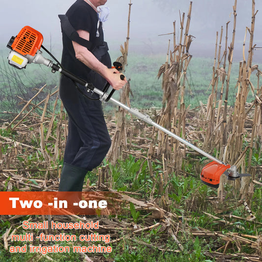 2 in 1 Gas Powered Weed Wacker & Hedge Trimmer