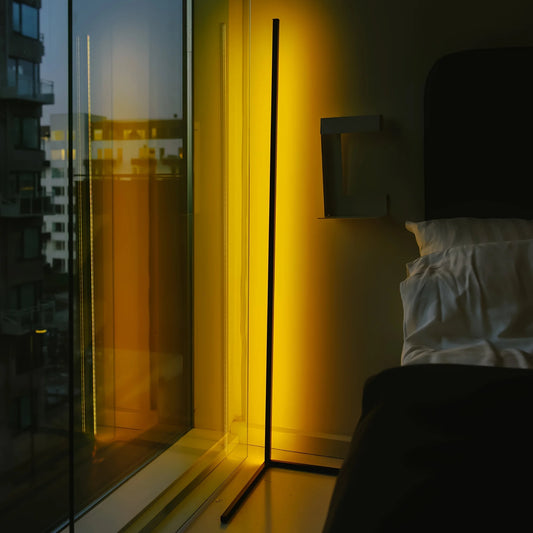 Corner Floor Lamp LED, For Livingroom Bedroom