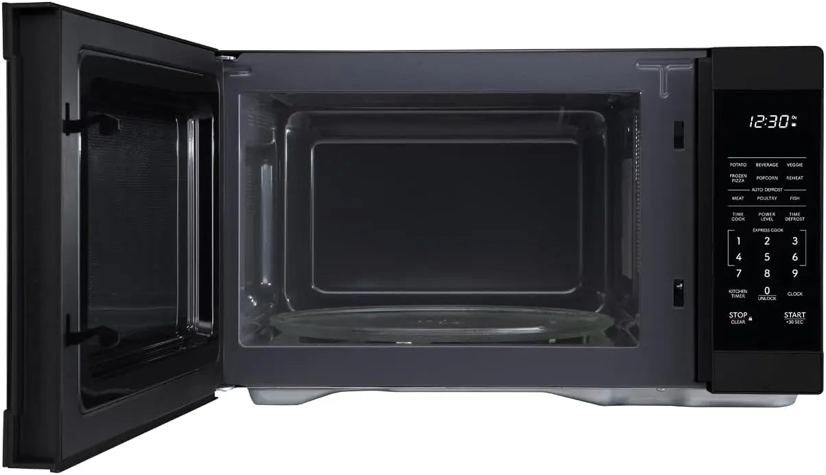 Compact Countertop Microwave Oven With Removable Turntable