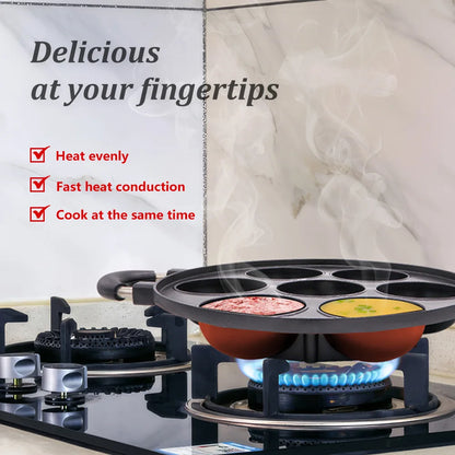 Cast iron Non-Stick Cooking Skillet For Breakfast