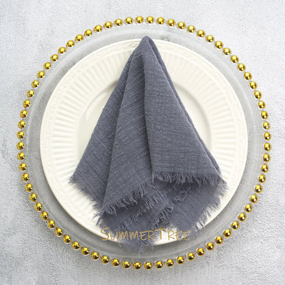 24 Pack Cotton Gauze Napkins For Wedding