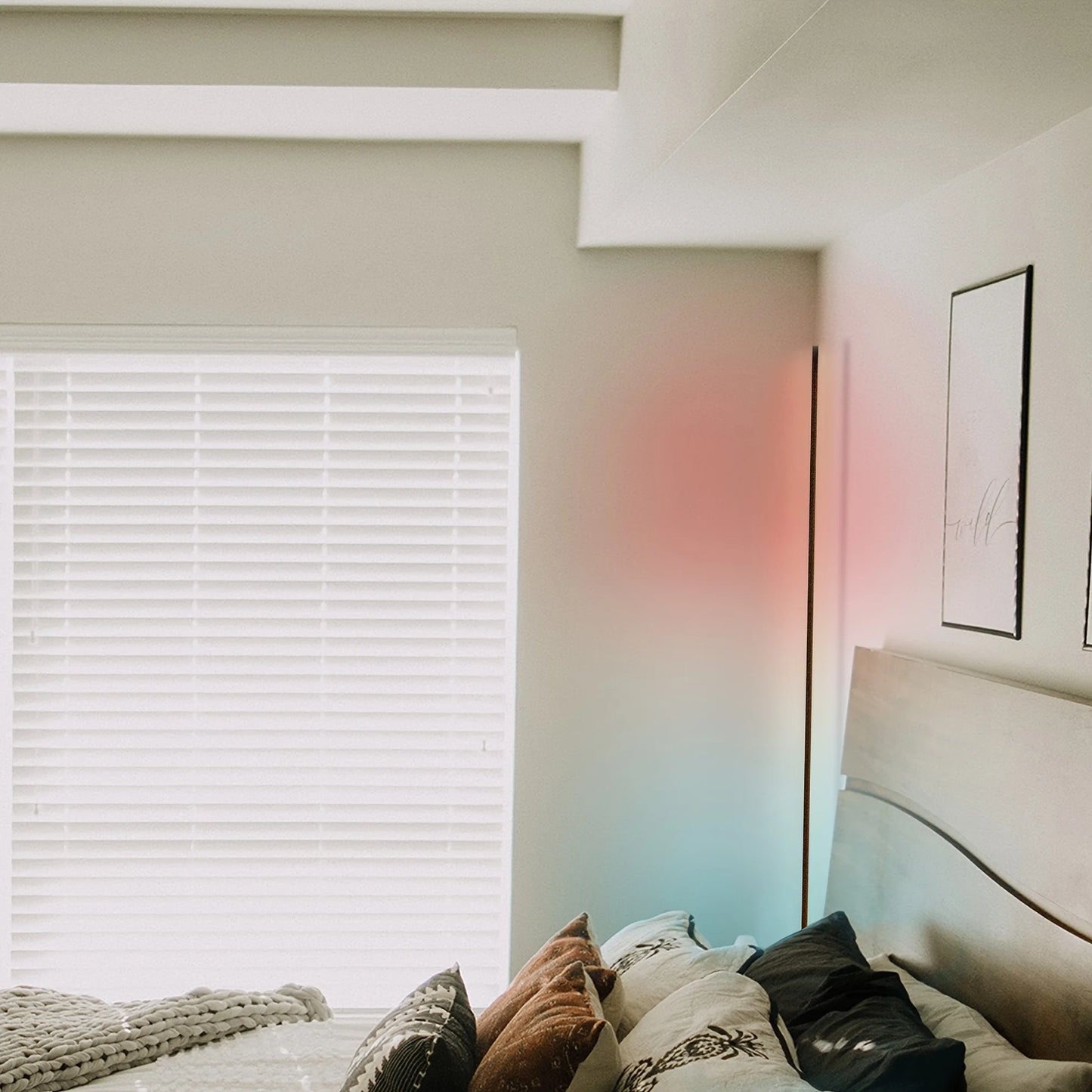 Corner Floor Lamp LED, For Livingroom Bedroom