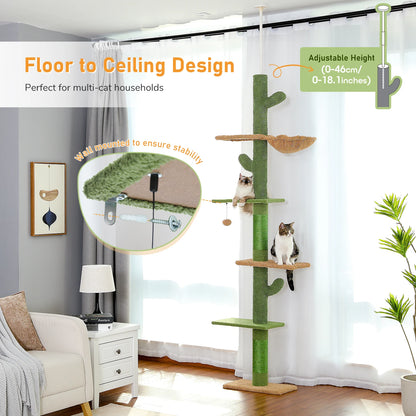Cat Tree Cactus Tower Indoor Scratching Post