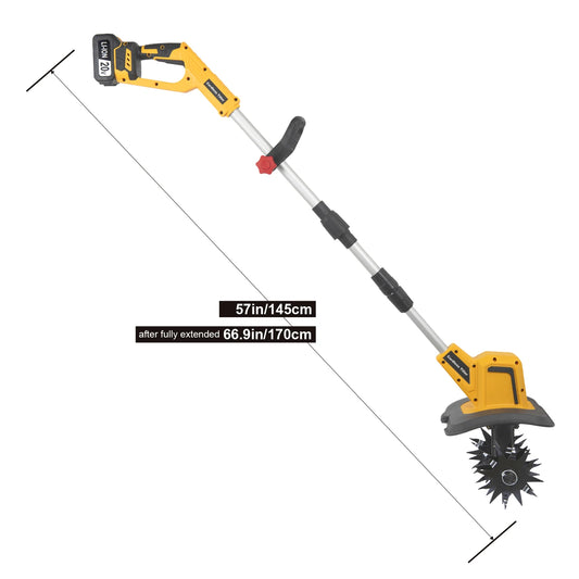 Mini Electric Tiller With Battery For Outdoor Use