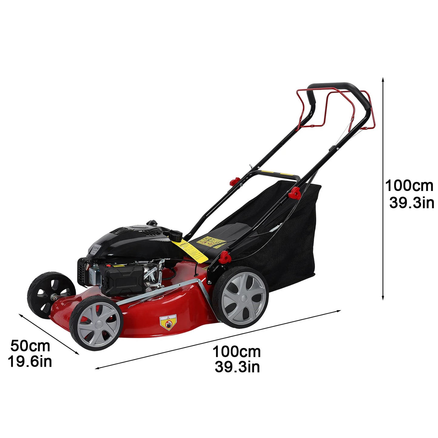 Self Propelled Lawn Mower with 50L Gas Tank