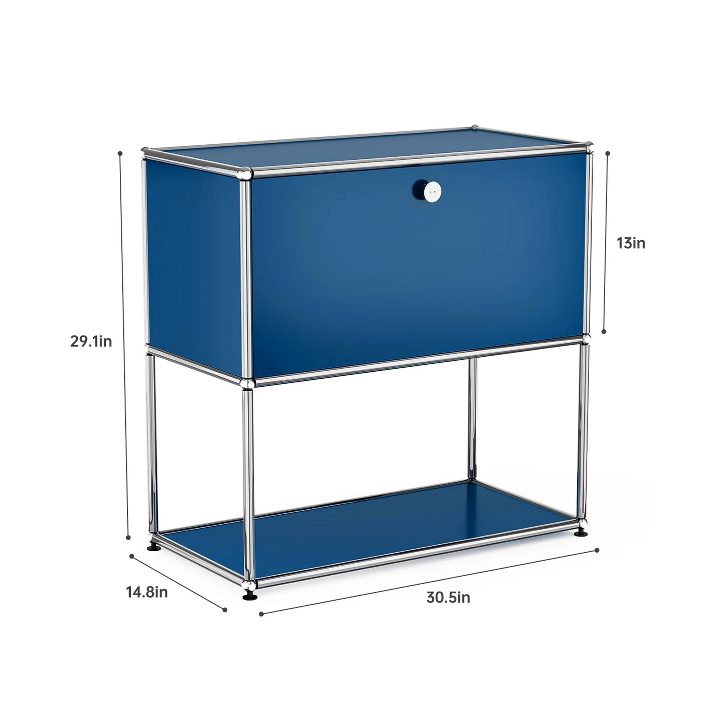 Modern Storage Cabinet Versatile Free-Standing Organizer For Bedroom