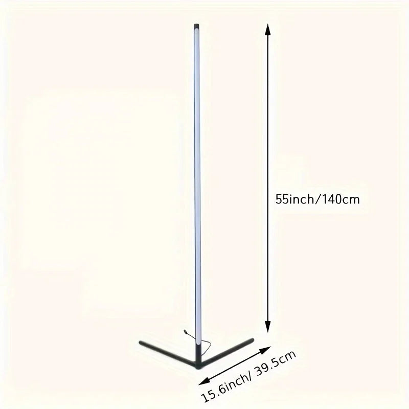 Corner Floor Lamp LED, For Livingroom Bedroom
