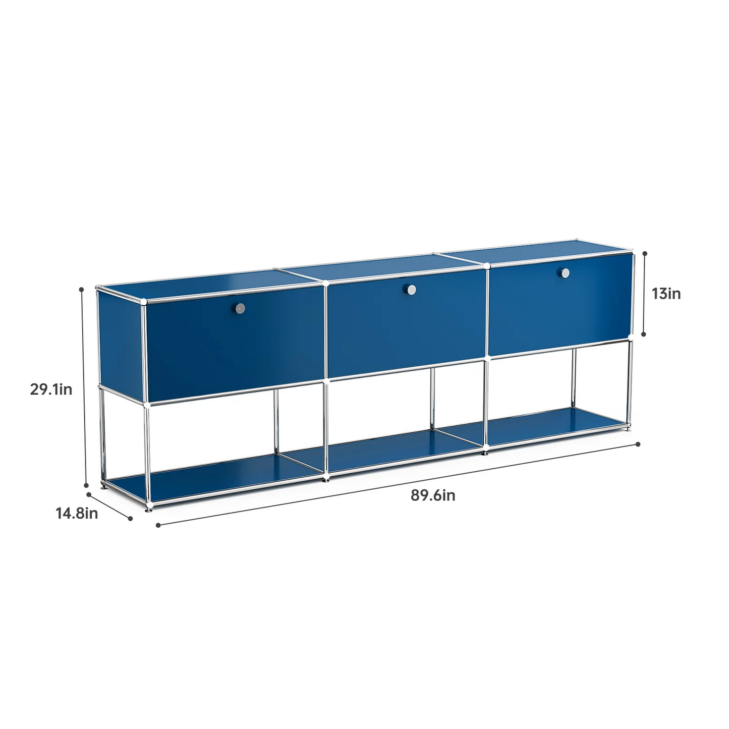 Modern Storage Cabinet Versatile Free-Standing Organizer For Bedroom