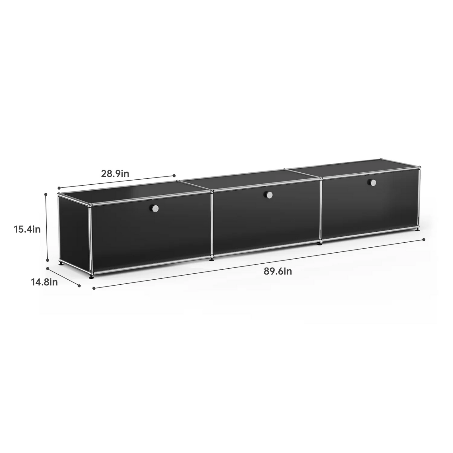 Modern Storage Cabinet Versatile Free-Standing Organizer For Bedroom