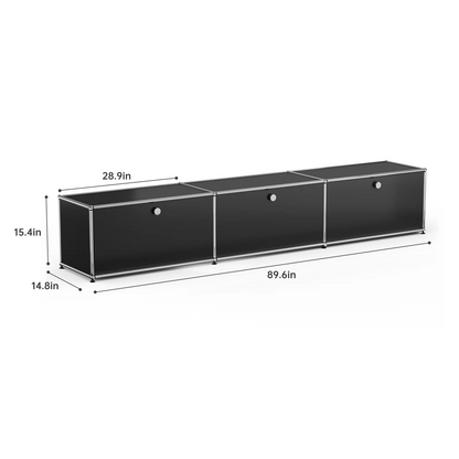 Modern Storage Cabinet Versatile Free-Standing Organizer For Bedroom