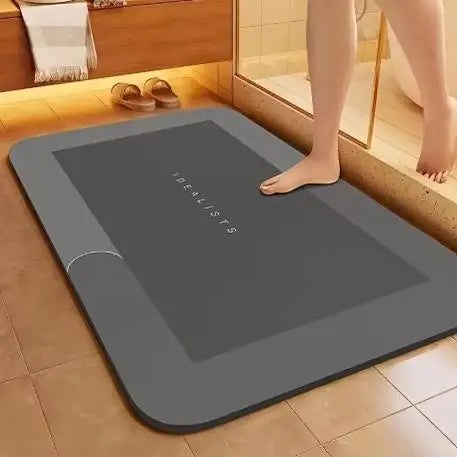 Super Absorbent Non-Slip Bathroom Floor Mat Quick Dry
