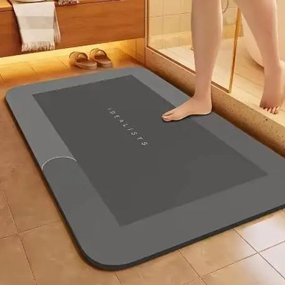 Super Absorbent Non-Slip Bathroom Floor Mat Quick Dry