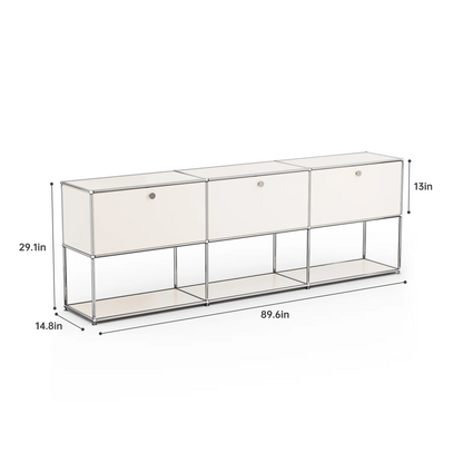 Modern Storage Cabinet Versatile Free-Standing Organizer For Bedroom