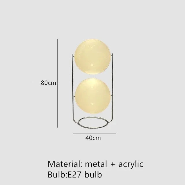 Decorative Floor Lamp Chrome Ball For Livingroom
