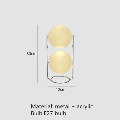Decorative Floor Lamp Chrome Ball For Livingroom