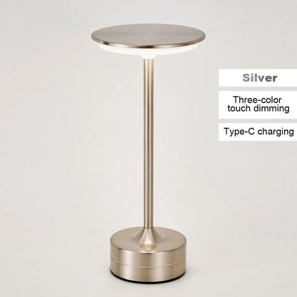 LED Table Lamp Touch Sensor Portable Bedroom Reading Lamp