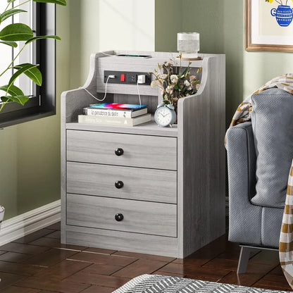 Nightstand With Charging Station For Your Bedroom