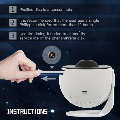 Galaxy Ultra Star HD Image Area LED Projector