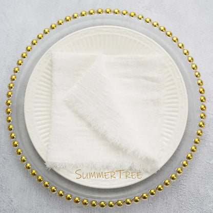 24 Pack Cotton Gauze Napkins For Wedding