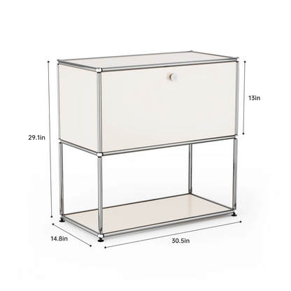 Modern Storage Cabinet Versatile Free-Standing Organizer For Bedroom