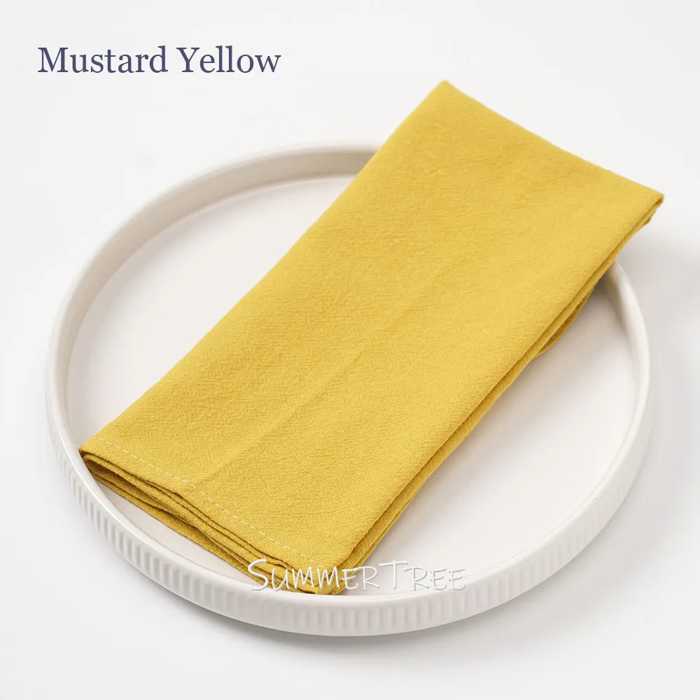 20pcs Cloth Napkins 100% Cotton Napkins For Party Use