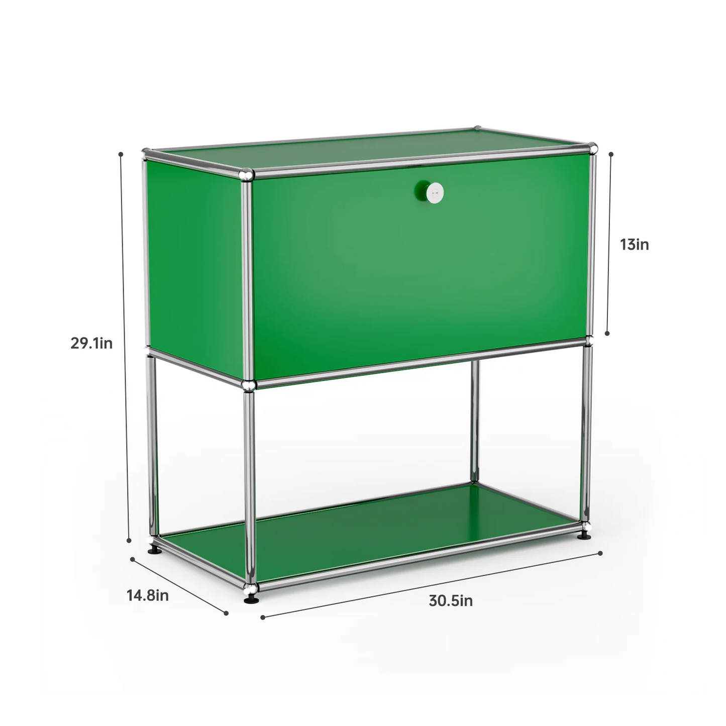 Modern Storage Cabinet Versatile Free-Standing Organizer For Bedroom