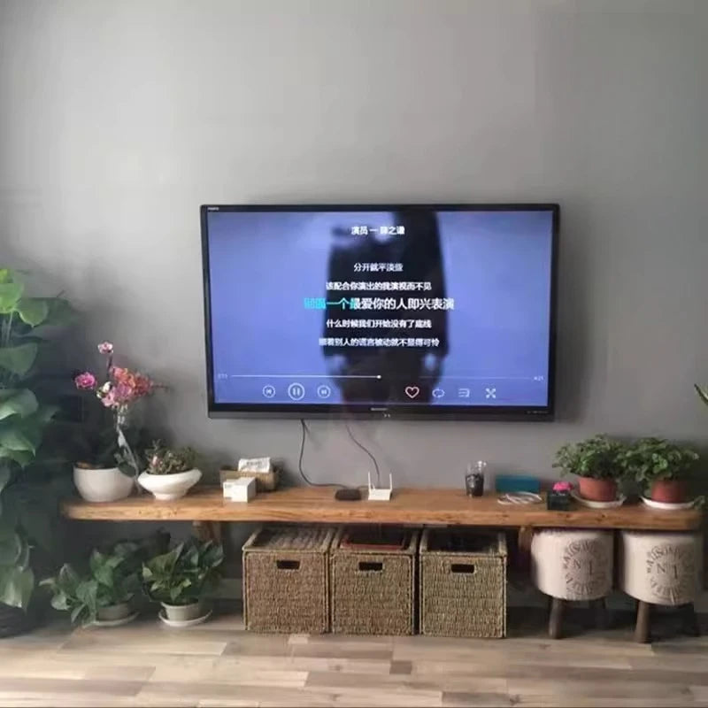 Wooden Modern Tv Stands Living Room Bedroom Minimalist