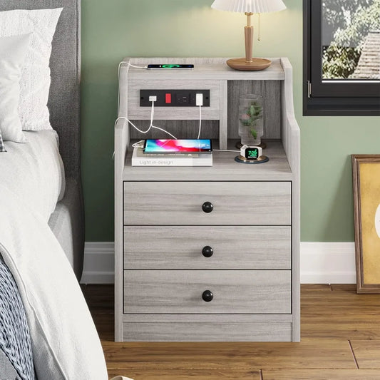 Nightstand With Charging Station For Your Bedroom