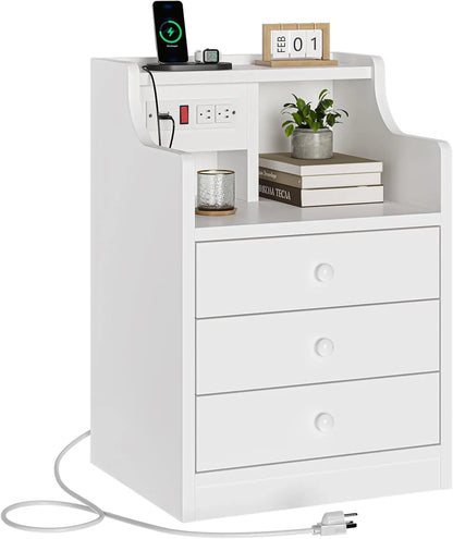 Nightstand With Charging Station For Your Bedroom