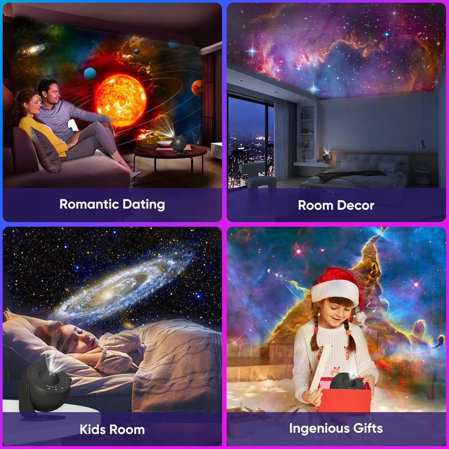 Galaxy Ultra Star HD Image Area LED Projector