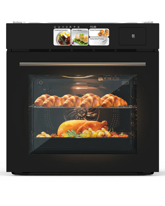 Built-in Electric Wall Oven Display 8 Cooking Modes