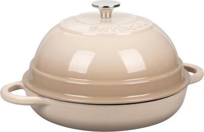 6 Quart Cast Iron Enameled Dutch Oven With Lid