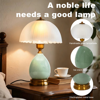 Vintage Ceramic Table Lamp Traditional Modern Living