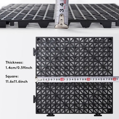 Interlocking Rubber Drainage Mats For Outside Deck