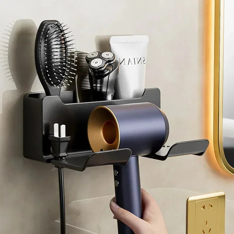 Hair Dryer Holder Wall Mounted For Your Bathroom