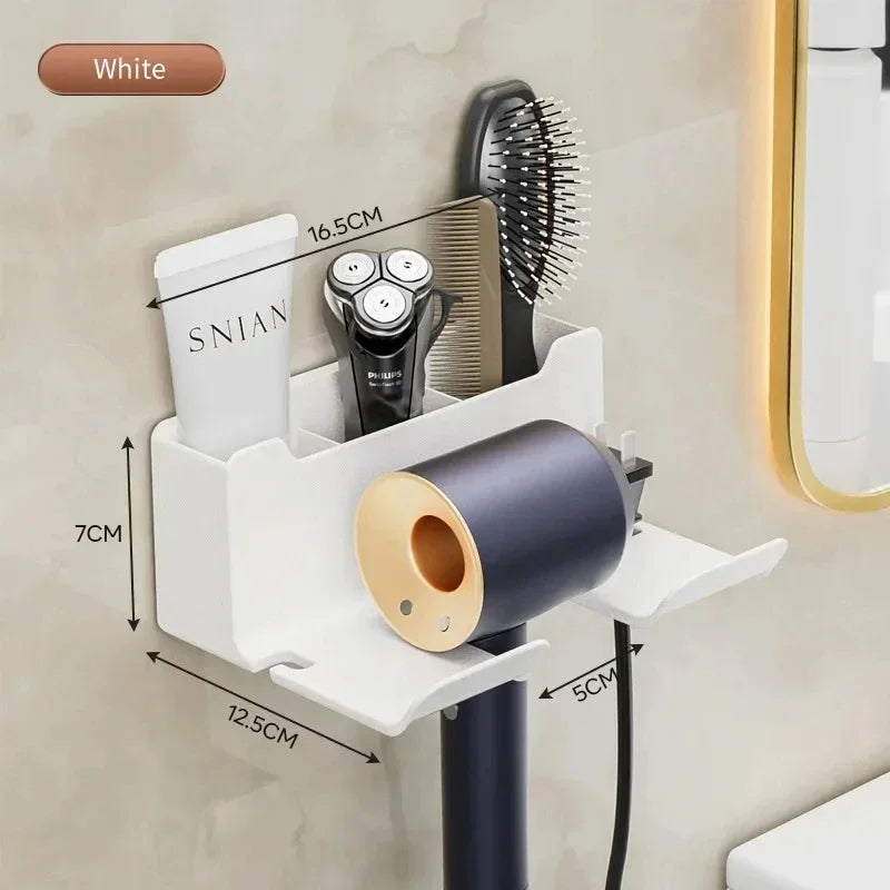 Hair Dryer Holder Wall Mounted For Your Bathroom