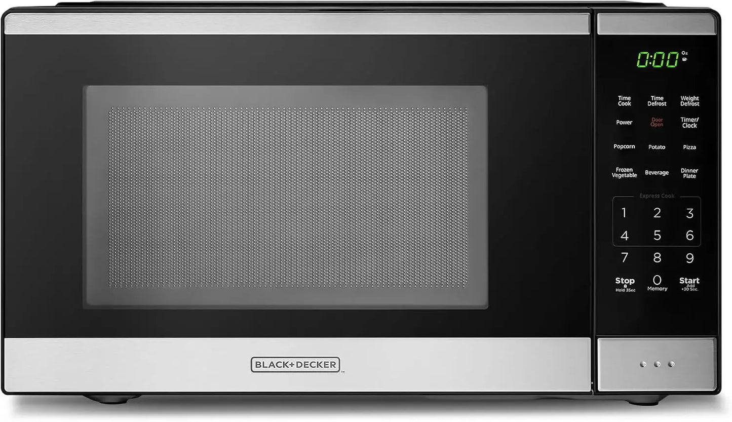 Countertop Microwave Oven Auto Child Lock 10 Power Levels