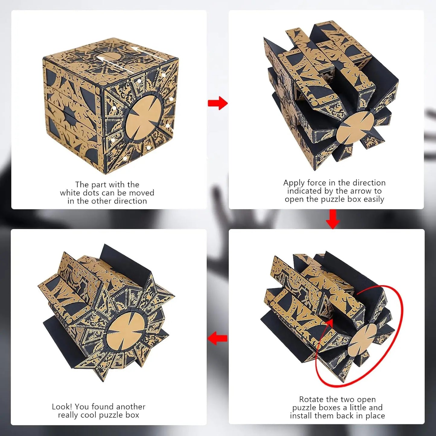 Hellraiser Puzzle Box Lament Configuration Halloween Movie Prop