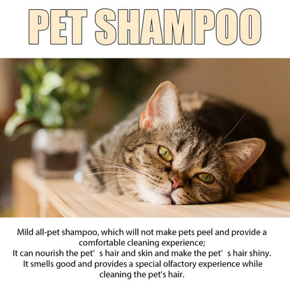 Dog Wash Shampoo Flea & Mite Killer Dirt Removal