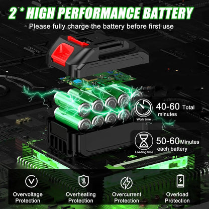 Cordless Lawn Trimmer Weed Wacker Battery Powered