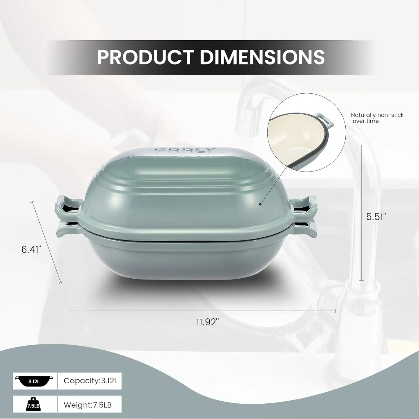Enameled Cast Iron Dutch Oven For Baking