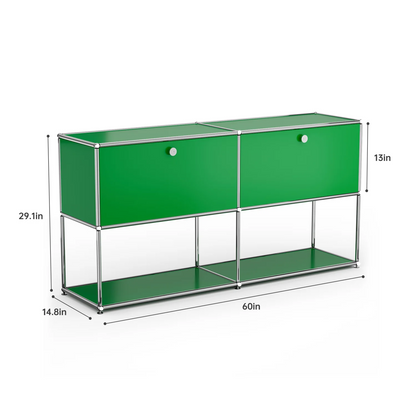 Modern Storage Cabinet Versatile Free-Standing Organizer For Bedroom