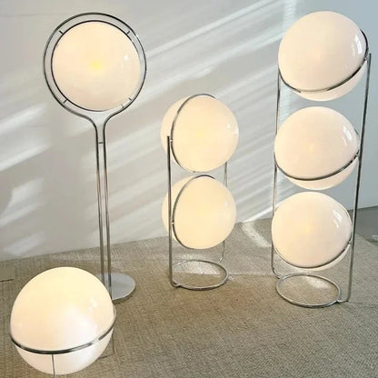 Decorative Floor Lamp Chrome Ball For Livingroom