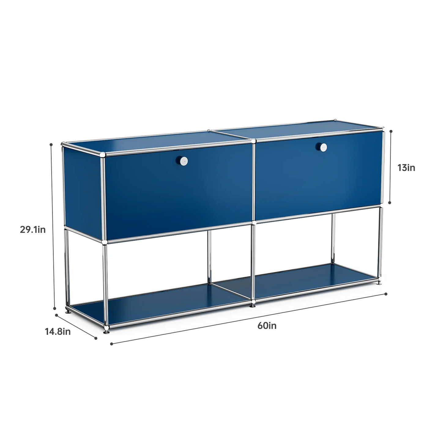 Modern Storage Cabinet Versatile Free-Standing Organizer For Bedroom
