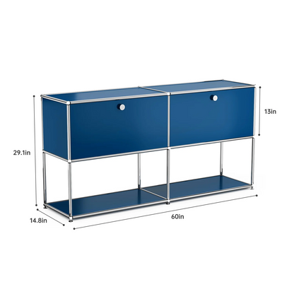 Modern Storage Cabinet Versatile Free-Standing Organizer For Bedroom