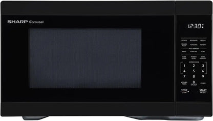 Compact Countertop Microwave Oven With Removable Turntable