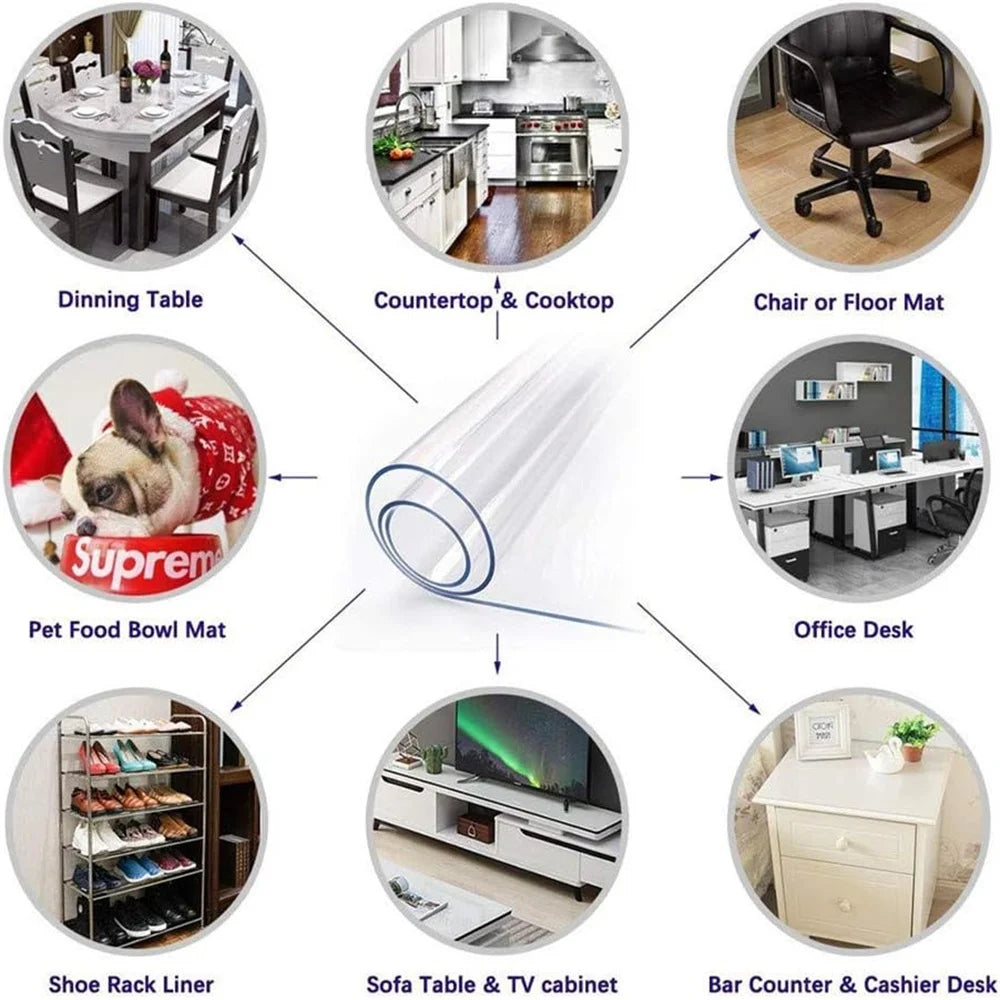 Durable Table Cover Waterproof Oil-Proof & Scratch Resistant