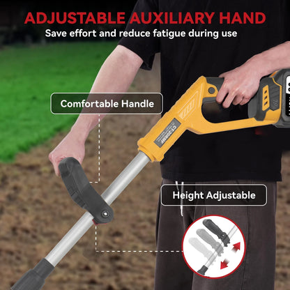 Mini Electric Tiller With Battery For Outdoor Use
